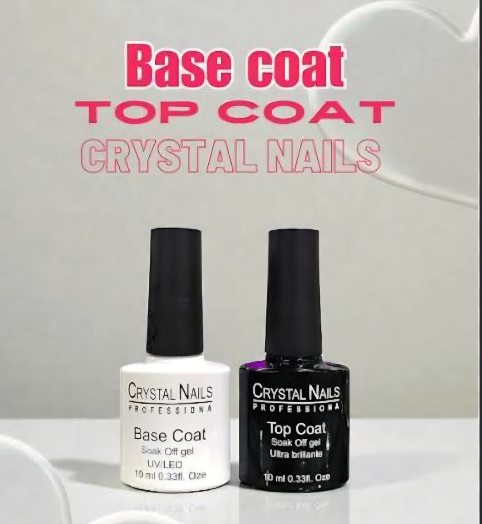 Top y Base Crystal Nails esmaltes semipermanete