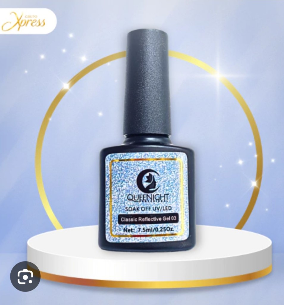 Esmalte semipermanente reflectivo