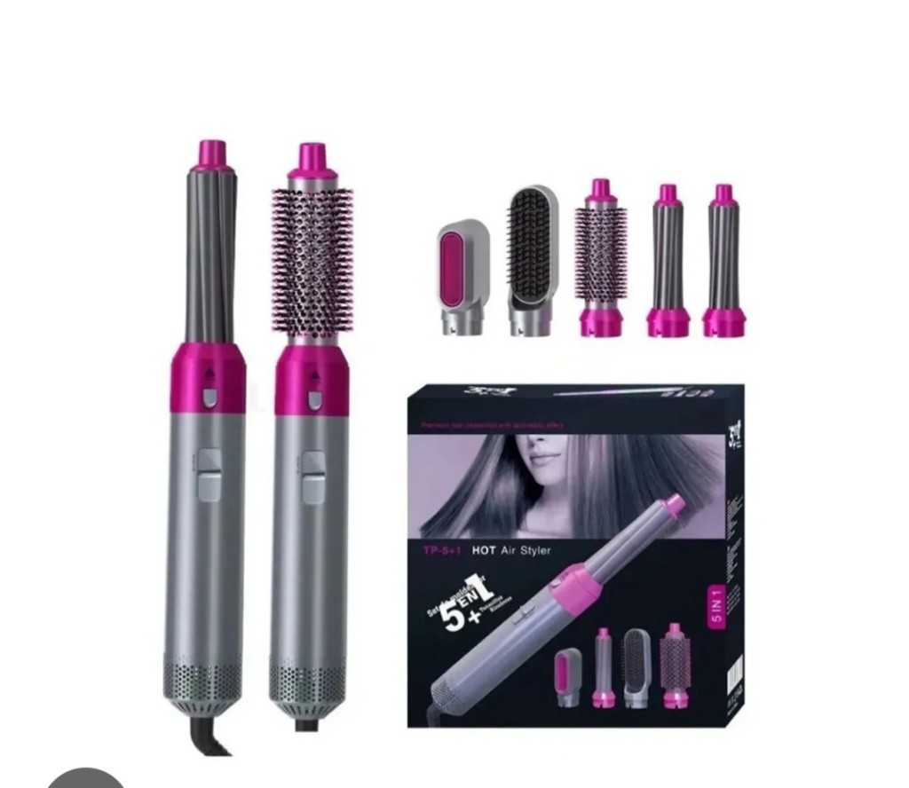 Cepillo secador 6 en 1 rizador
