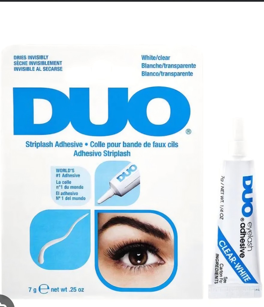 DUO Adhesivo pestañas clear-white