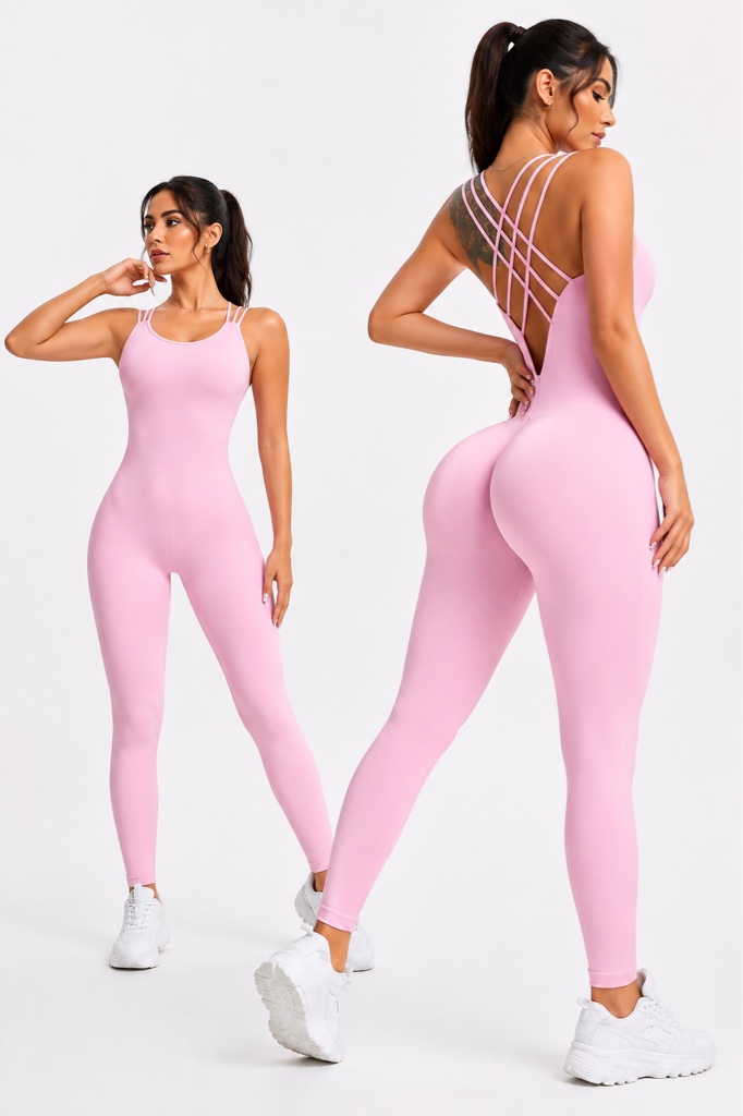 Enterizo talla M espalda cruzada