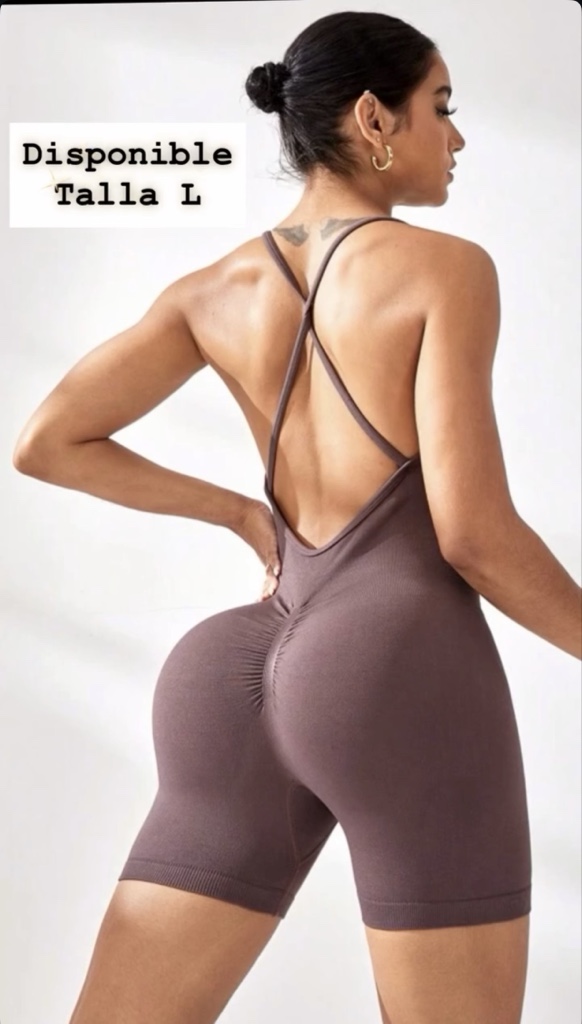 Enterizo talla L mocca