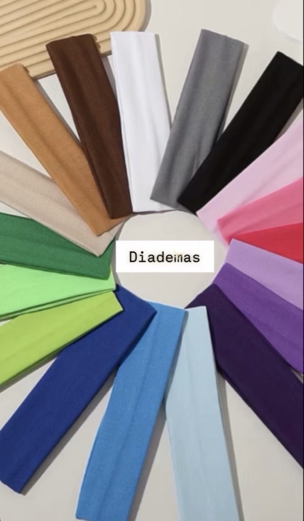 Diadema deportiva multicolor