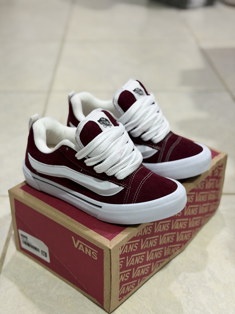 VANS KNU BORDO♥️