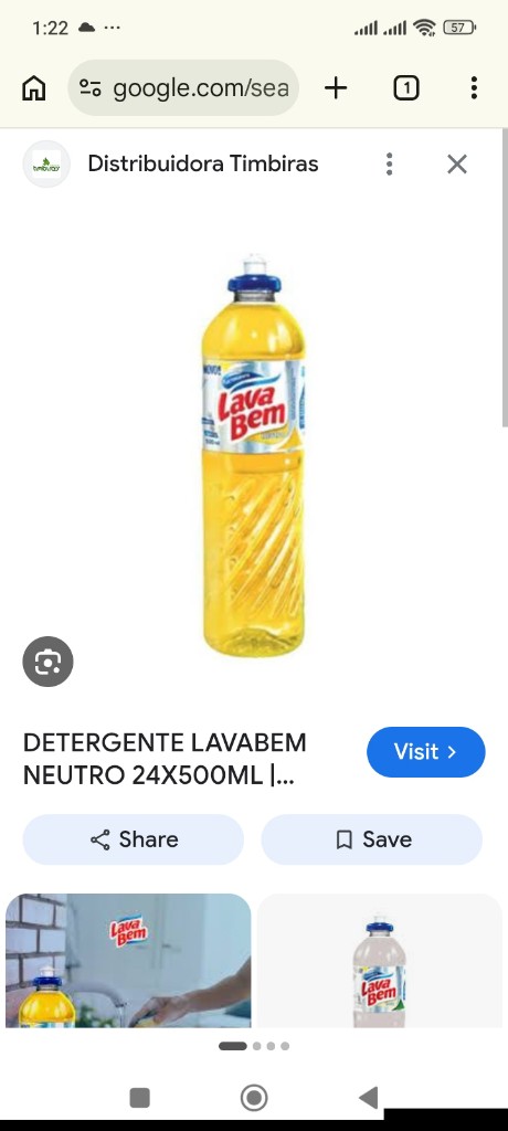 Detergente lava bem neutro 24x500g