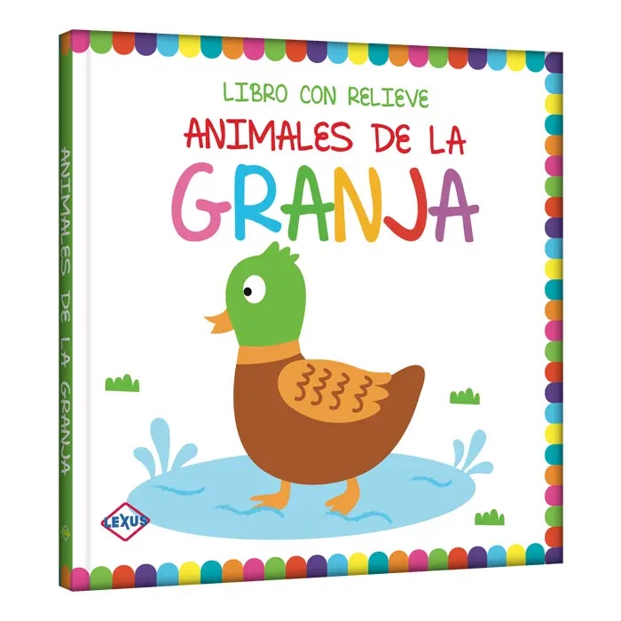 Libro con relieve Animales de la granja