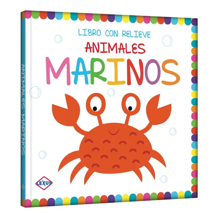 Libros con relieve - animales marinos