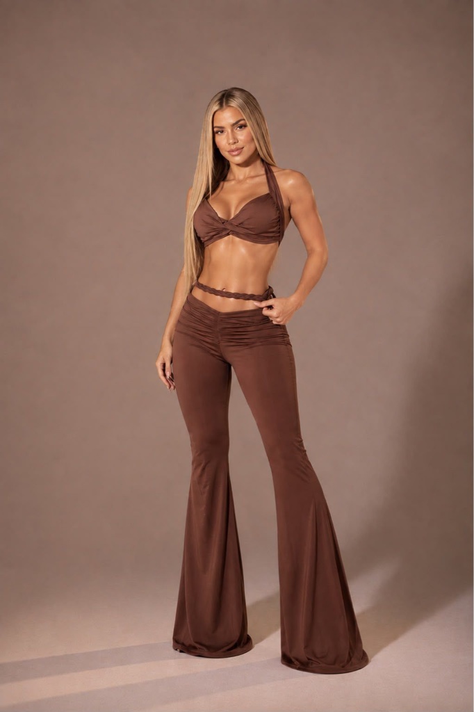 Set marron dos piezas