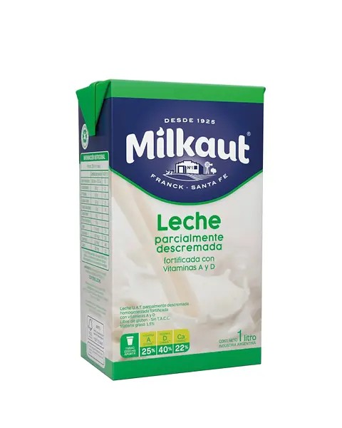Leche descremada Milkaut