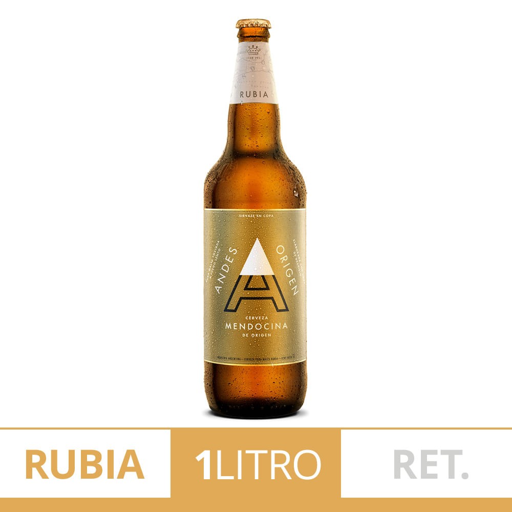 Andes rubia 1l Ret
