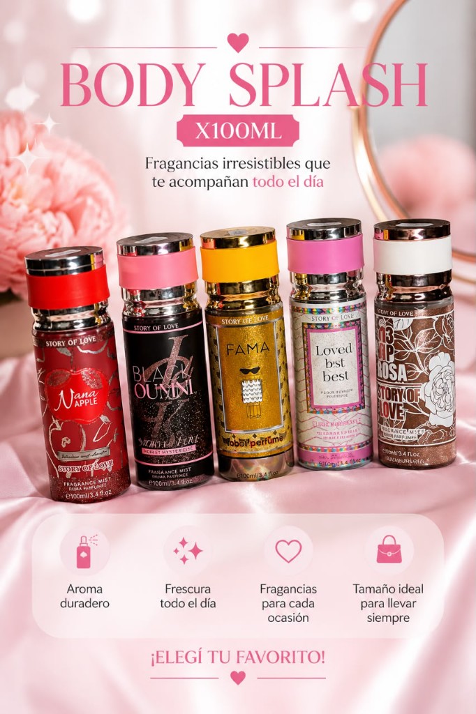 Body splash x100 ml