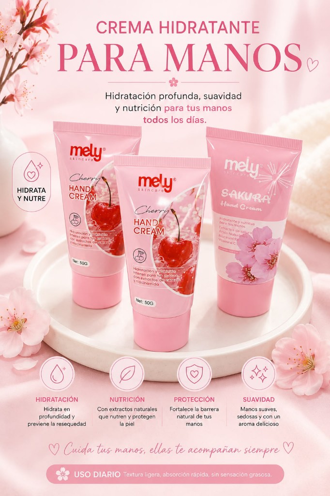 Crema de mano Mely
