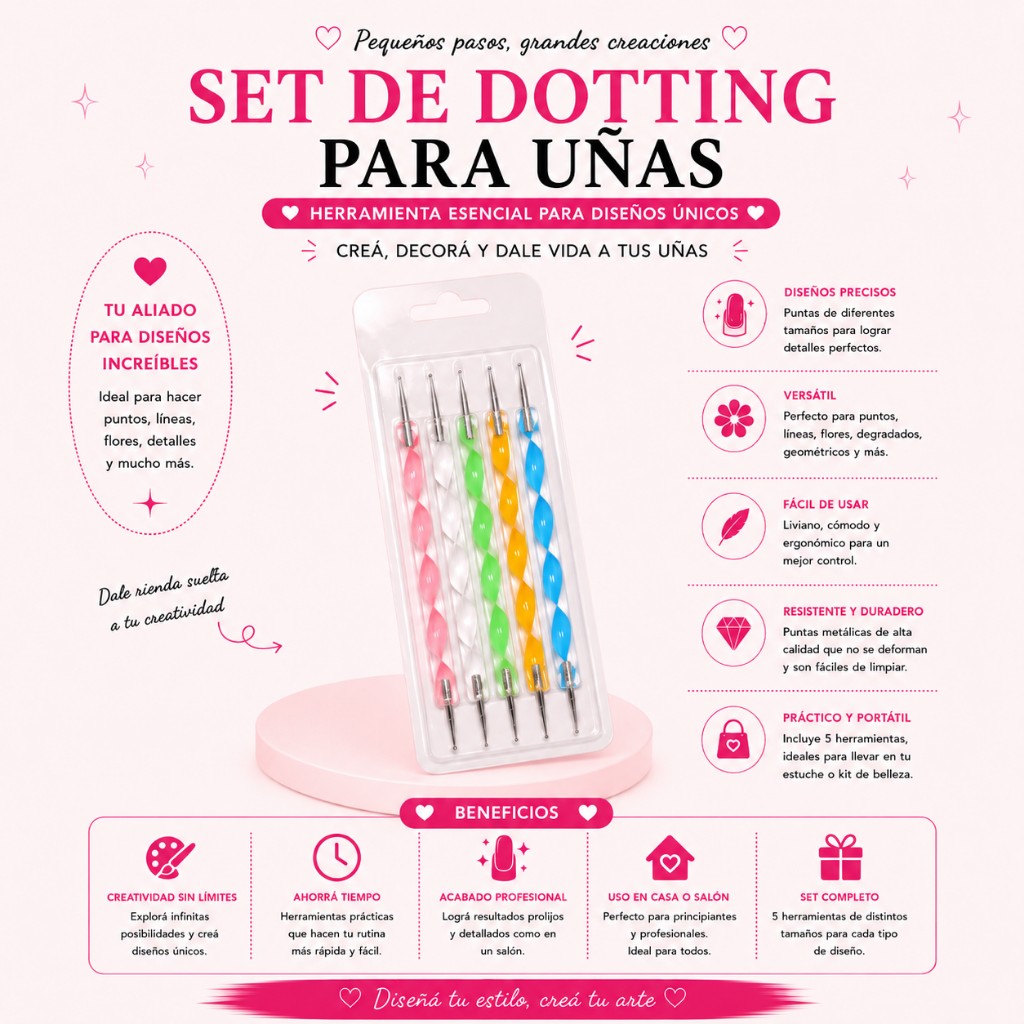 Set dotting multicolor