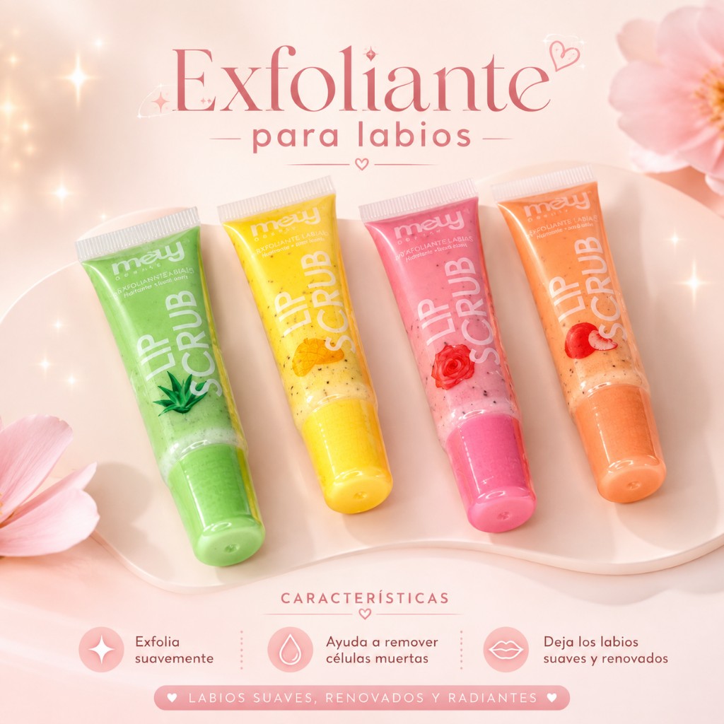 Exfoliante de labios mely