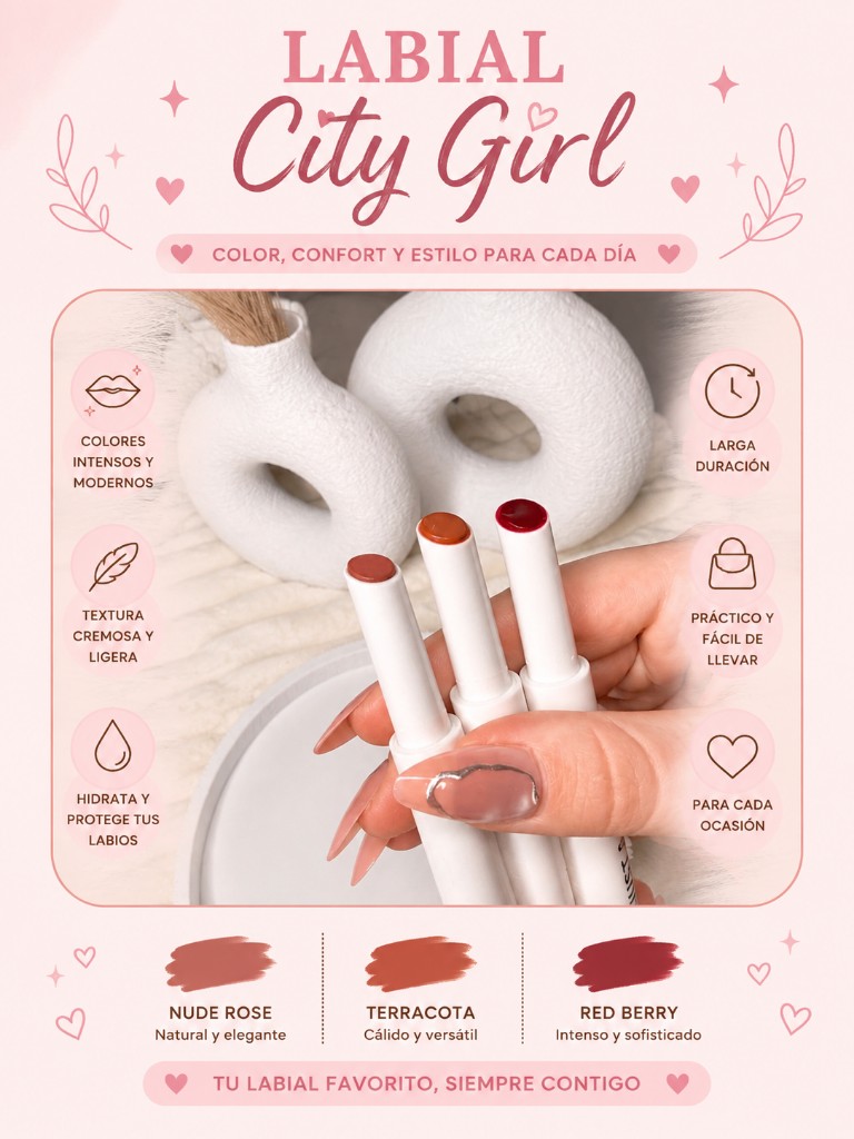 Labial city girl sistema click