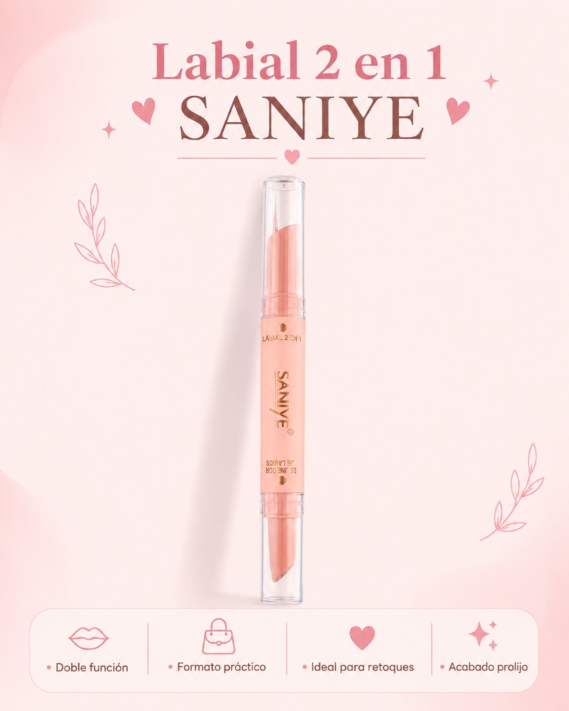 Saniye 2 en 1 labial