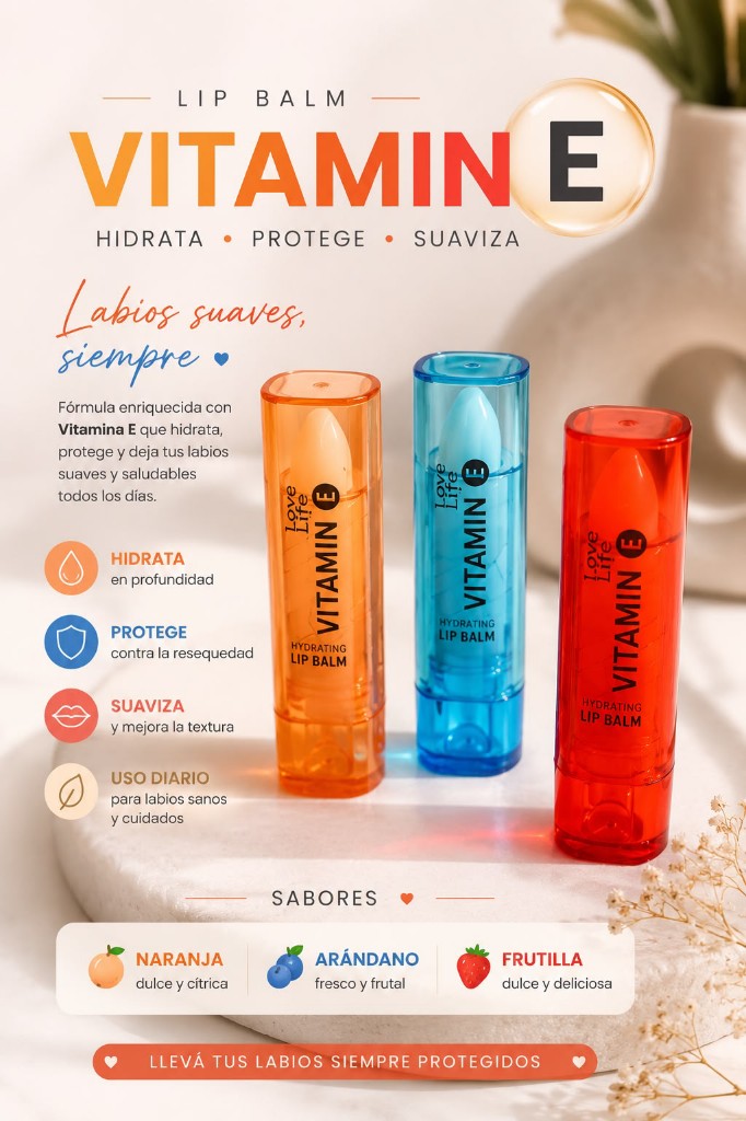 Vitamin E lip balm