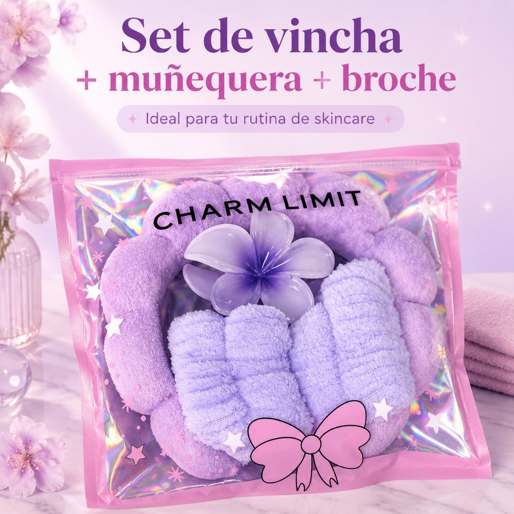 Charm Limit vincha rosa