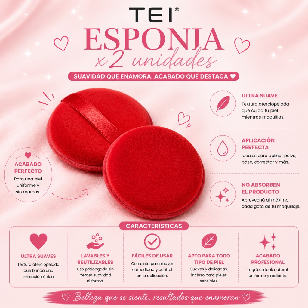 Esponjas maquillaje x2