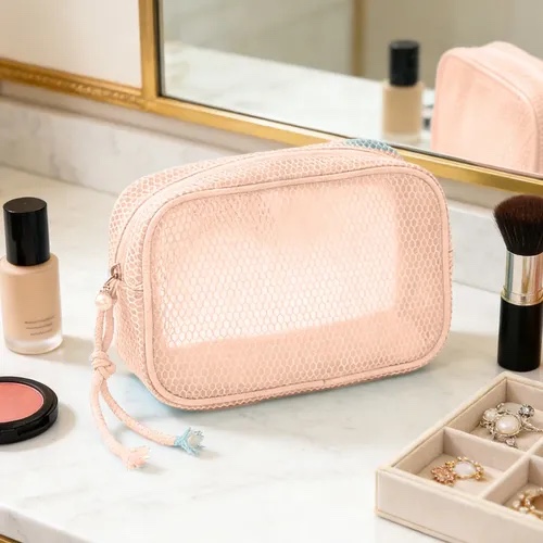 Porta cosmetico naranja