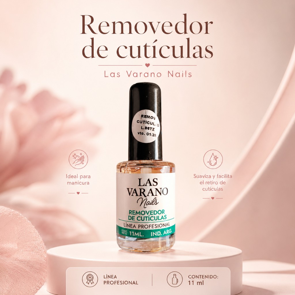 Las Varano removedor cuticulas