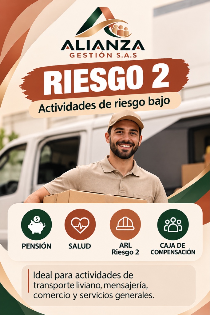 ARL + EPS + AFP + CCF – Riesgo 2