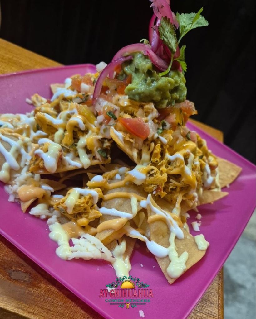 Nachos de pollo
