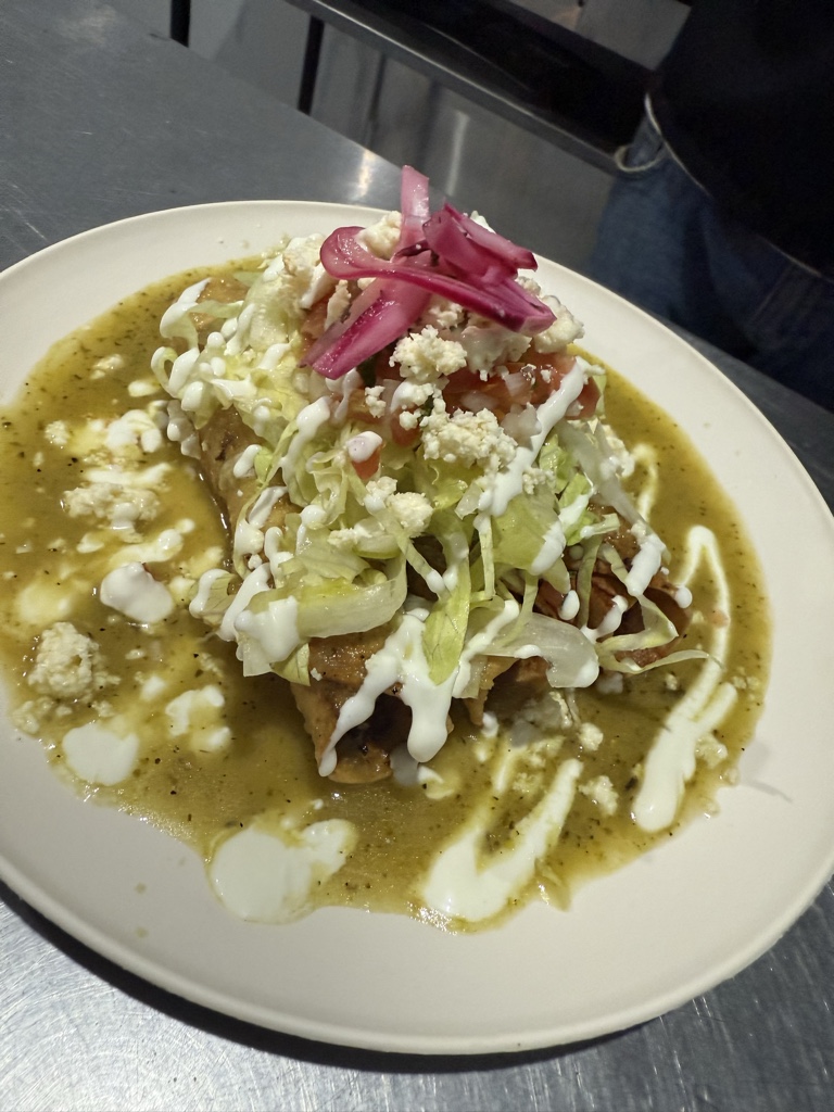 Enchilada de pollo