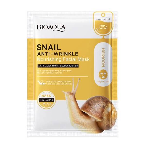 BIOAQUA mascarilla facial caracol