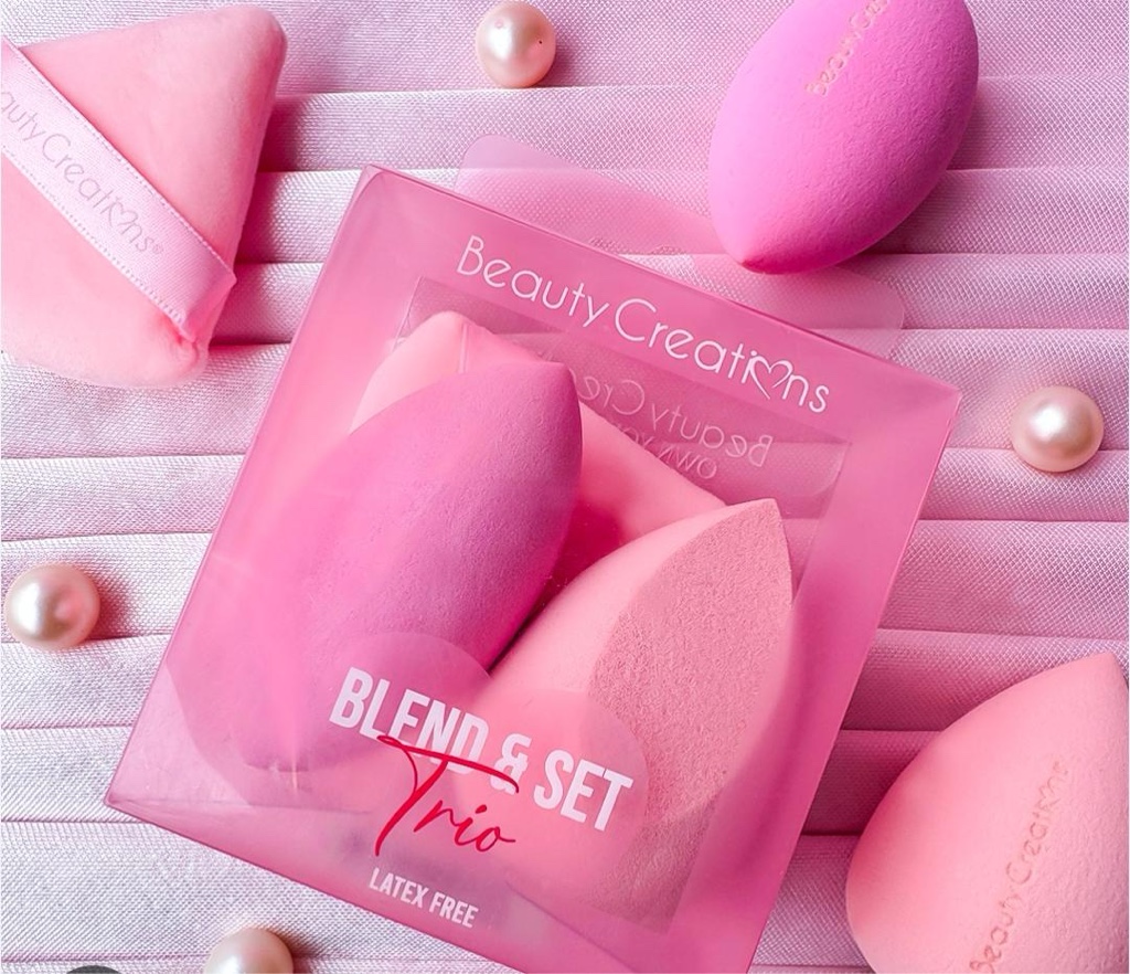 Beauty Creations esponjas rosas