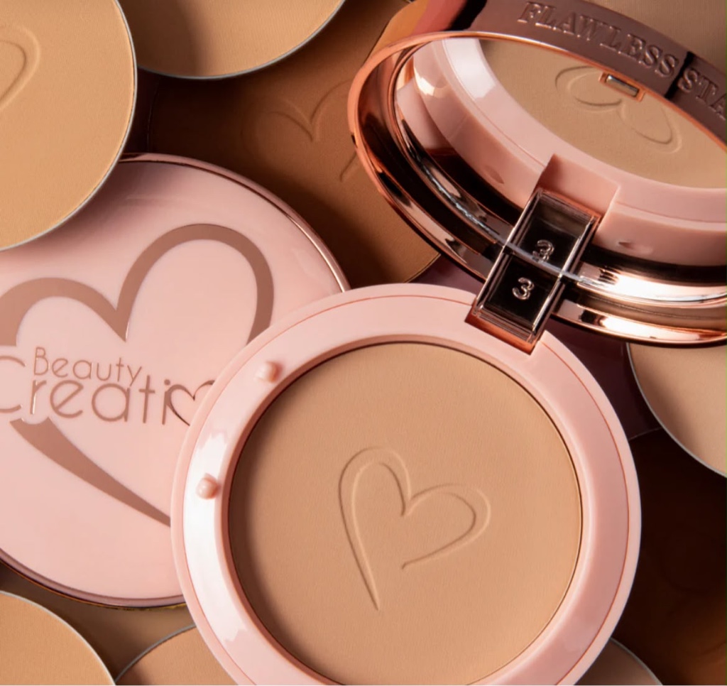 Beauty Creations polvo compacto rosado