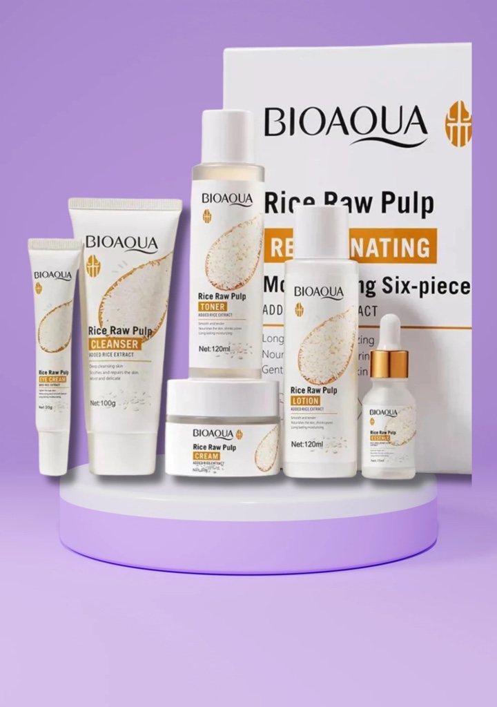 BIOAQUA Rice Raw Pulp set facial