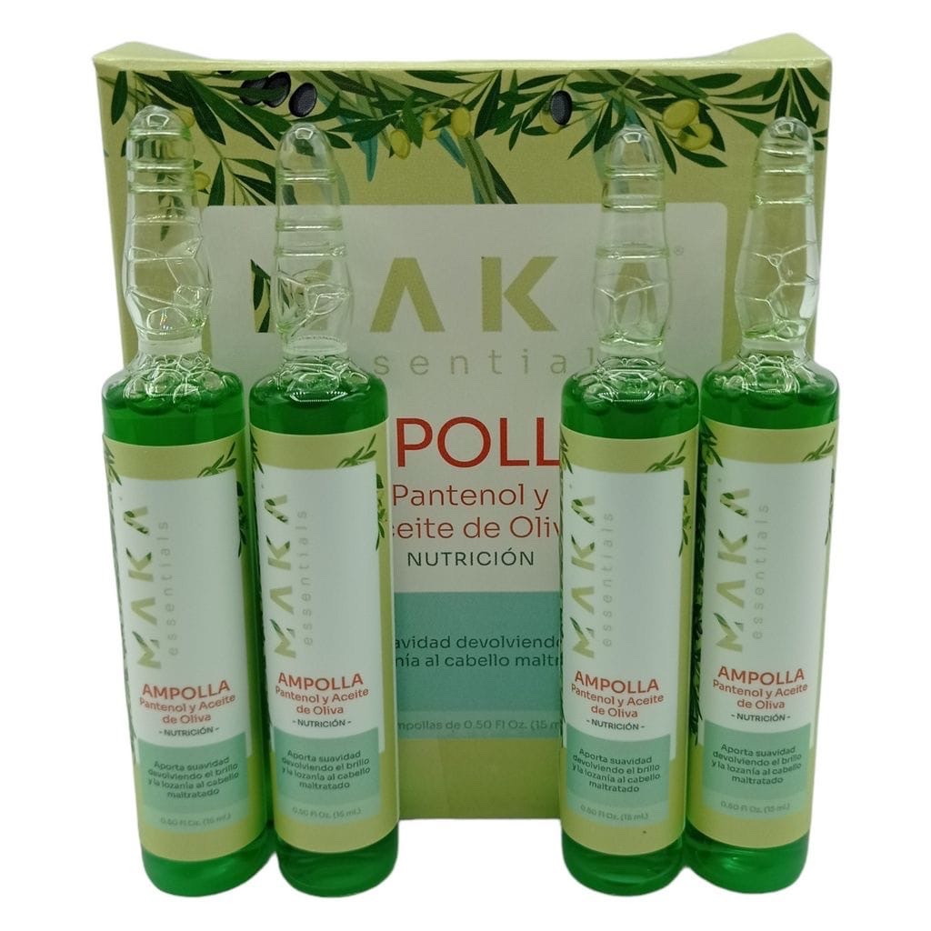 MAKA Ampollas Pantenol y Aceite de Oliva
