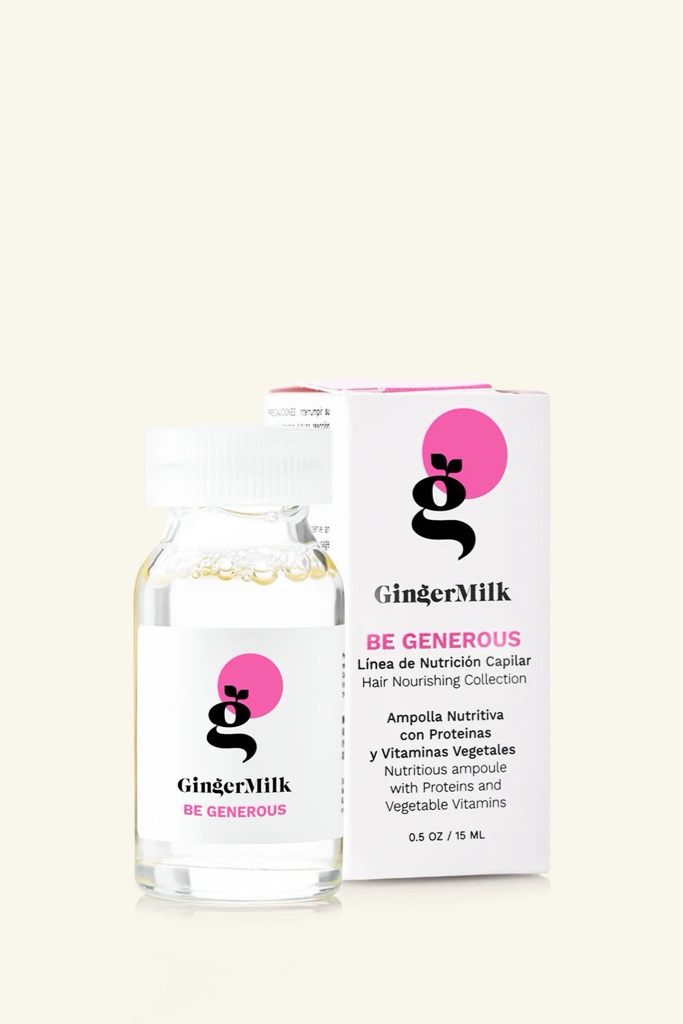 GingerMilk Be Generous Ampolla Nutritiva