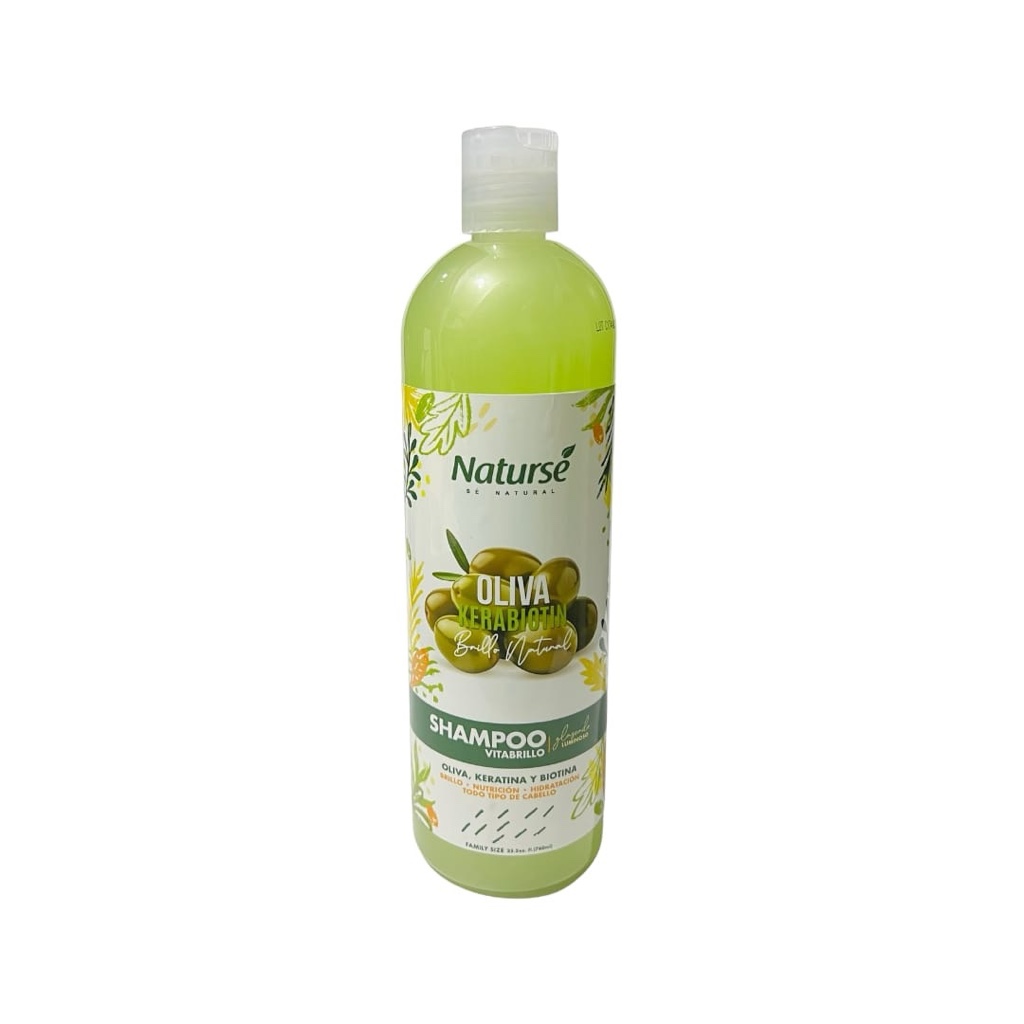 Natursé Shampoo Oliva Keratina y Biotina