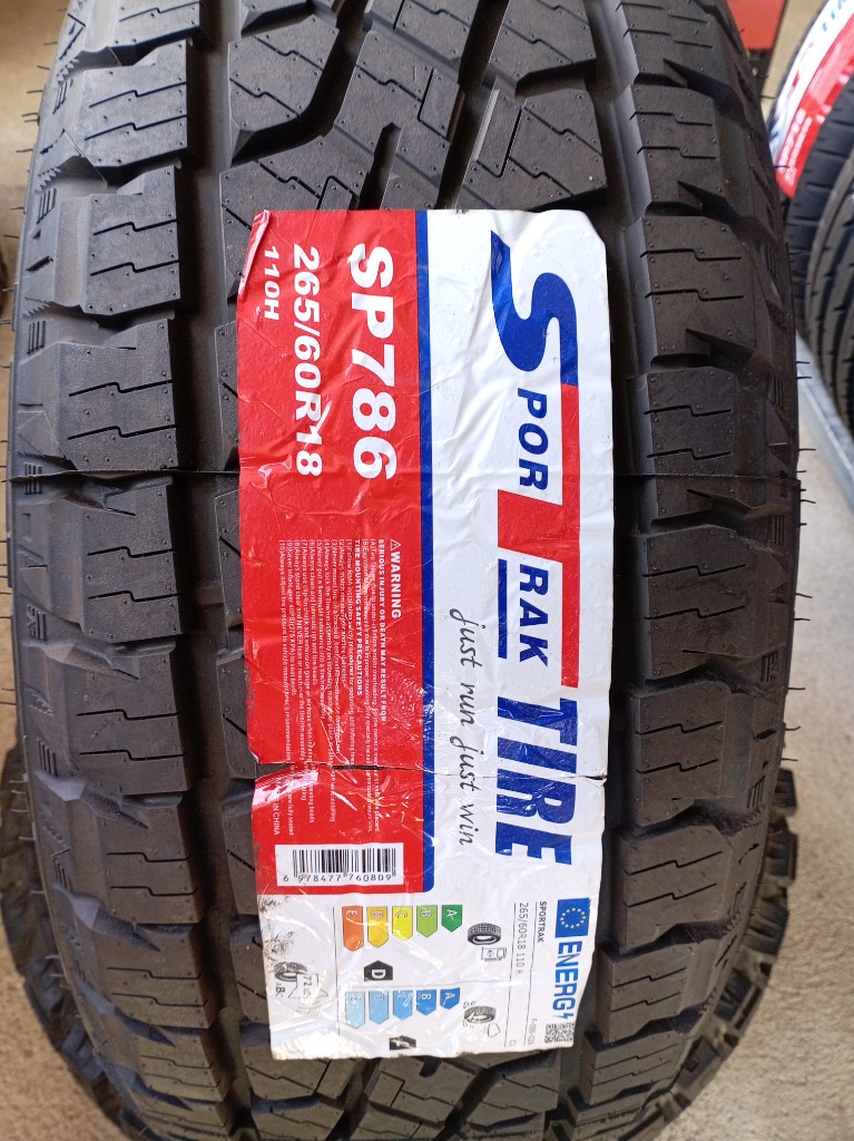 265/60R18 SP786 LLANTA NUEVA MARCA SPORTRAK