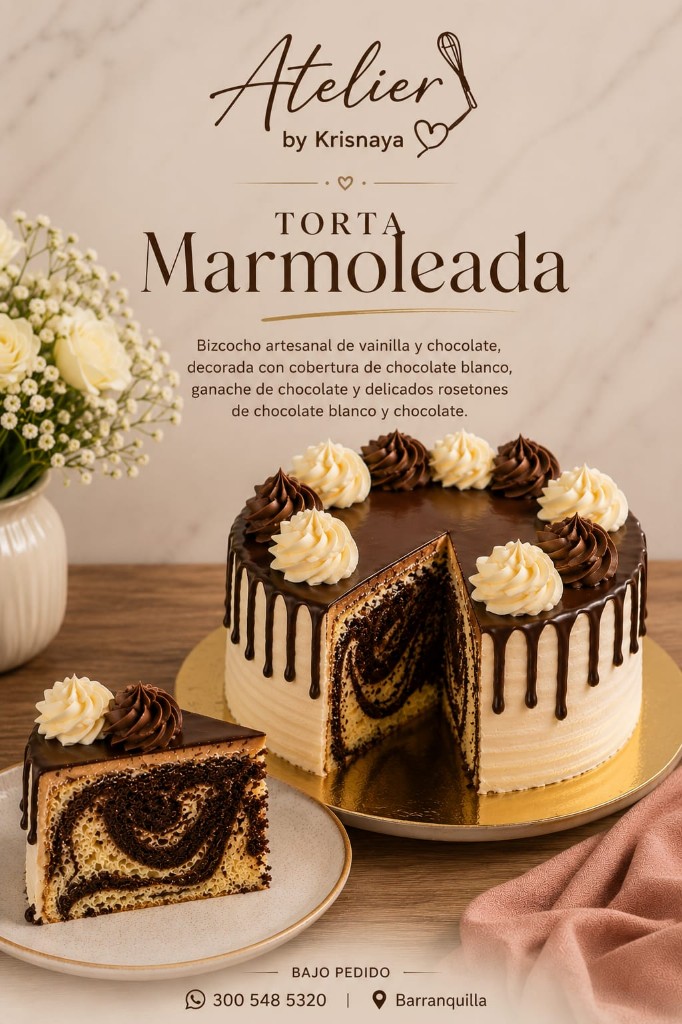 Torta marmoleada