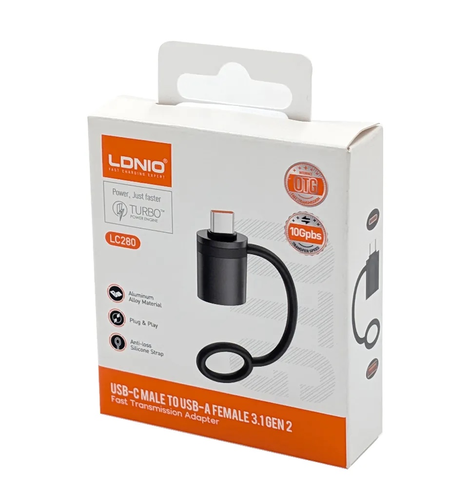 ADAPTADOR OTG USB A TIPO C LDNIO LC280
