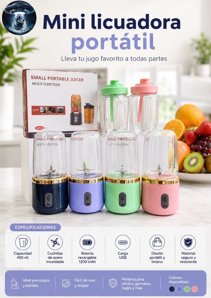Mini licuadora portatil 400ml