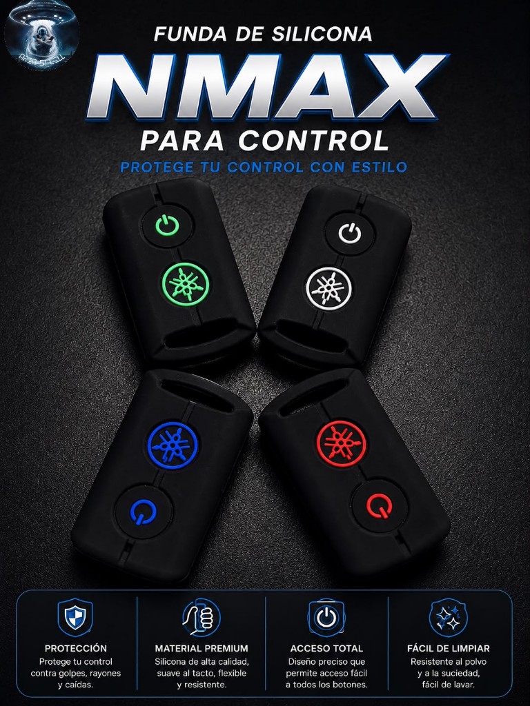 Funda NMAX negra para control