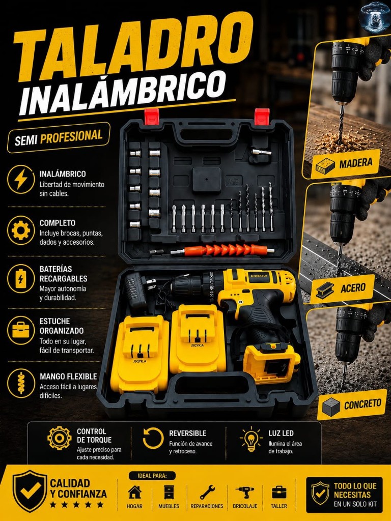 Taladro inalambrico