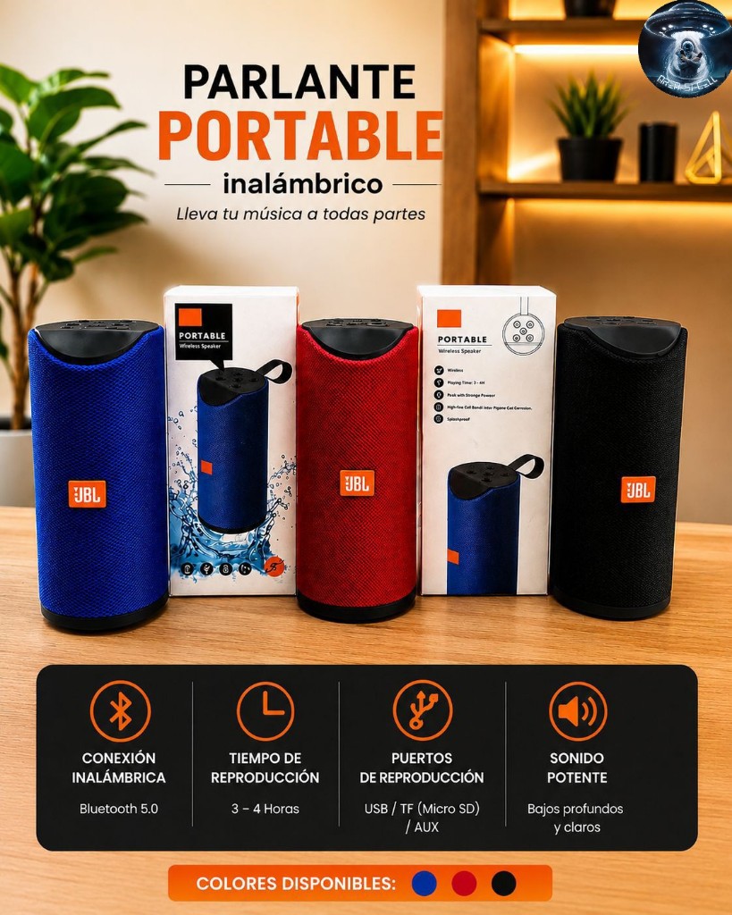 JBL parlante portable azul