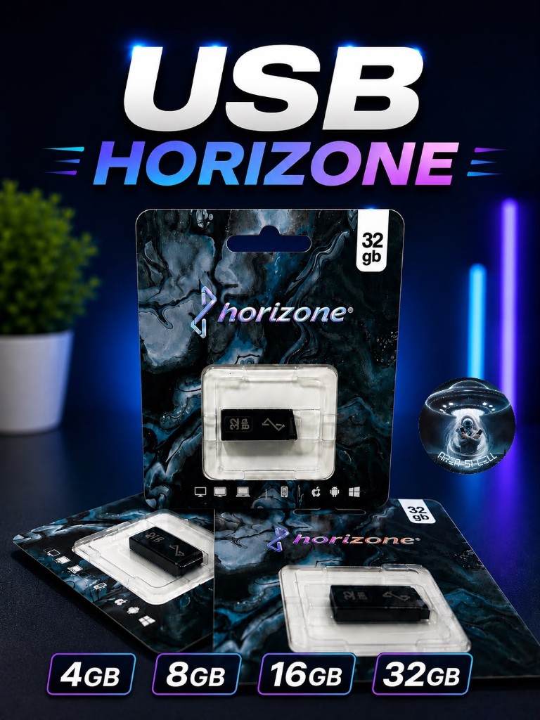 USB Horizonte 8GB negro