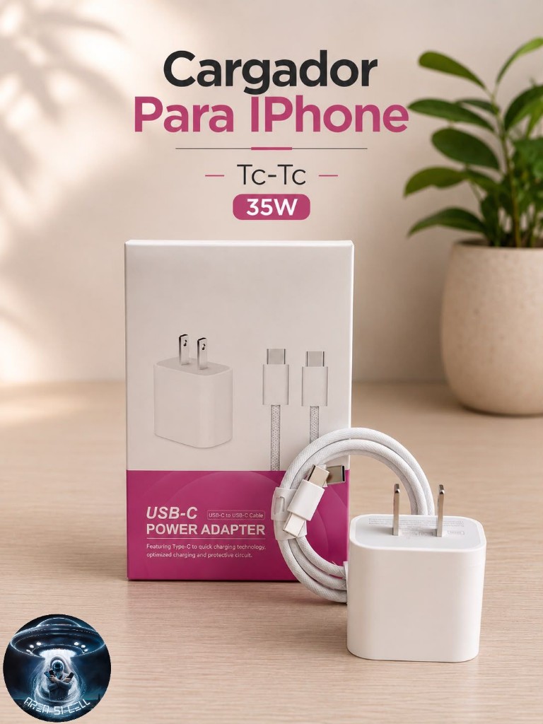 Cargador iPhone 35W USB-C