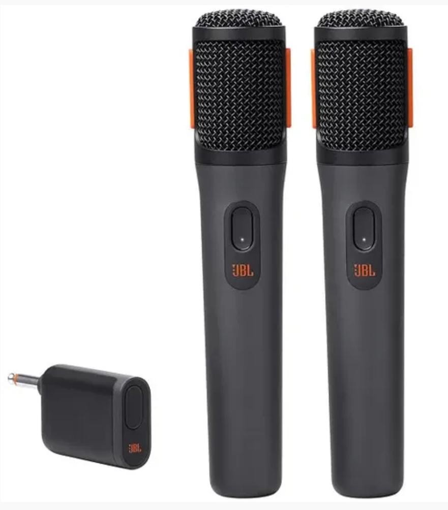 Sistema de Microfone JBL Partybox Wireless Mic com 2 Microfones