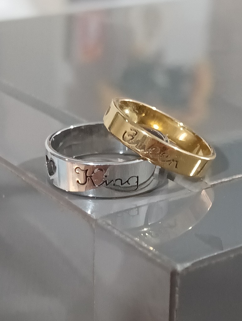 Duo king & Queen anillo