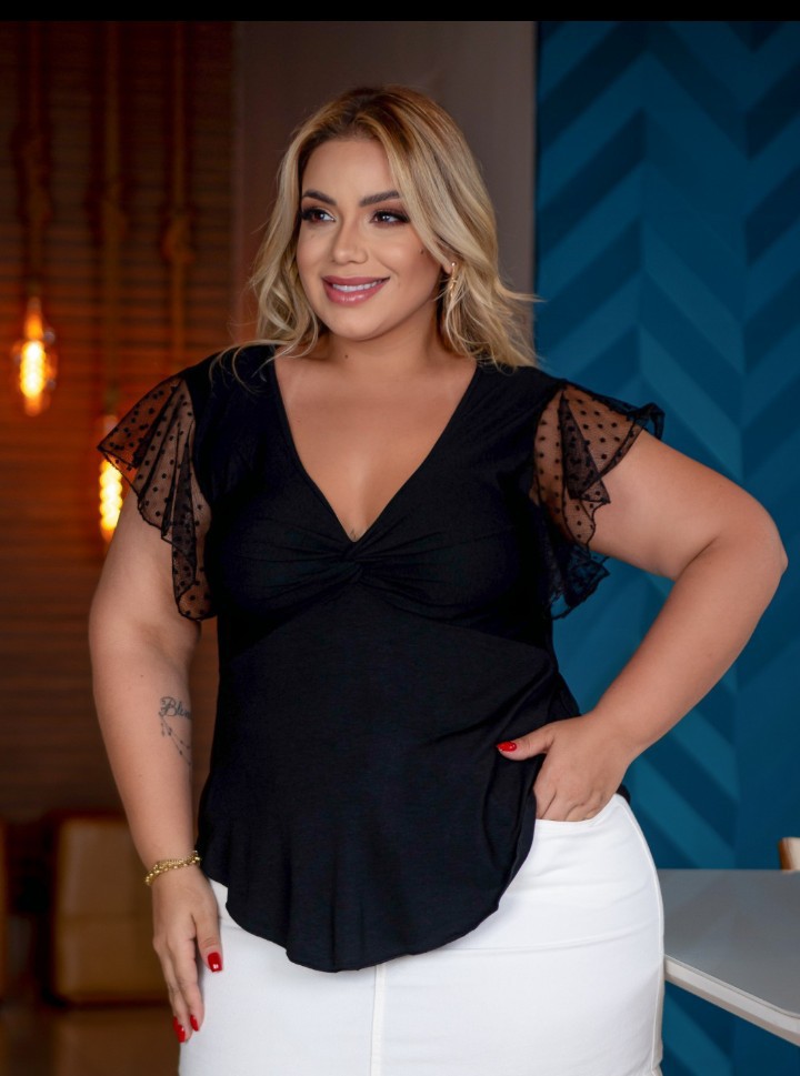 Blusa Helena Romántica