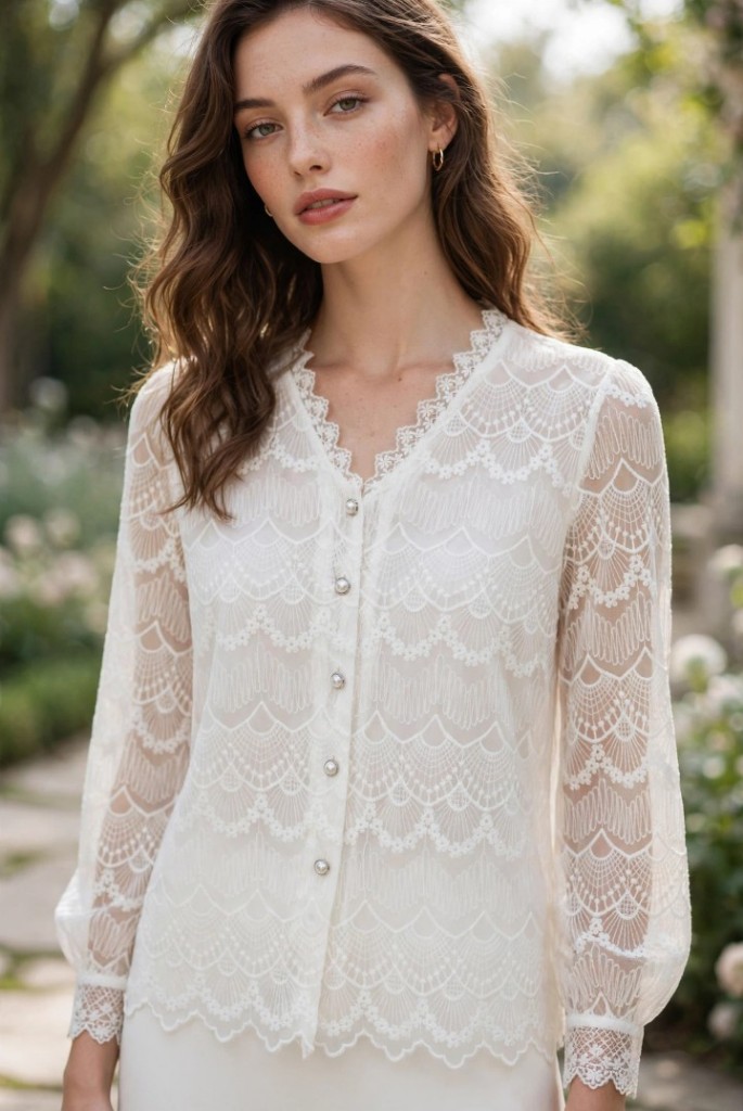 Blusa encaje