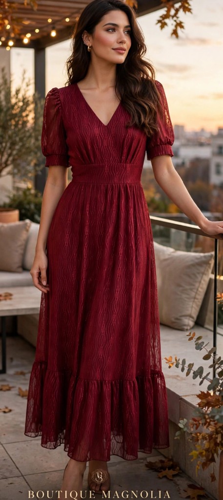 Vestido tul y lurex
