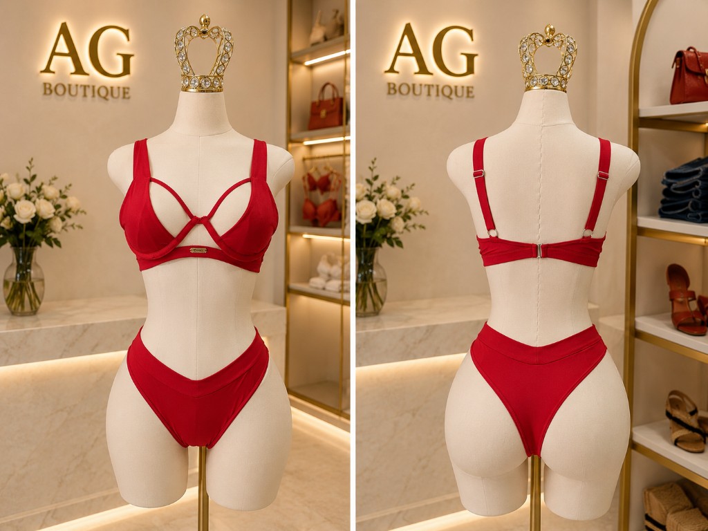 Set con Transparencia Rojo
